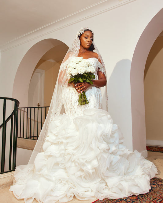 Robe Opulence Cascade de Roses - 01