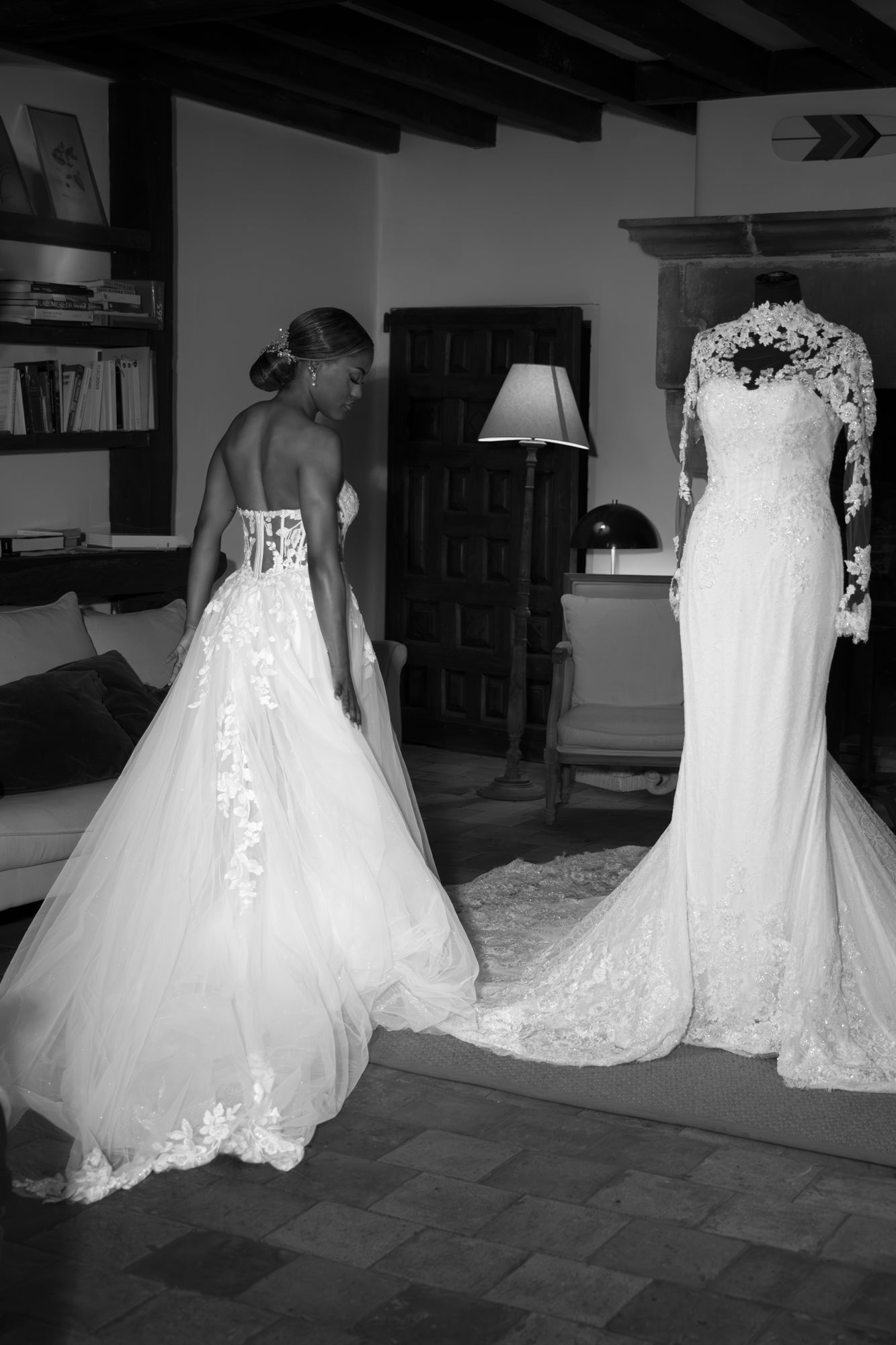 Peignoir SAYALLI — Bustier Illusion