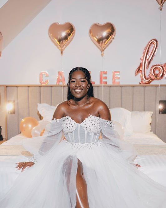 Peignoir SAYALLI - Corset Cristal