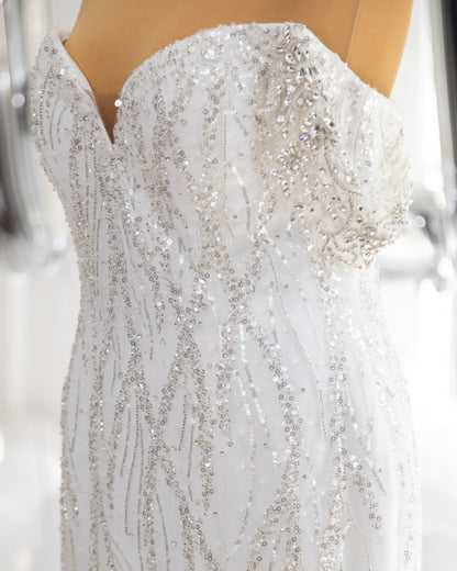 Robe Opulence Cascade de Roses - 01